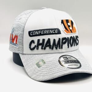 New Era Cincinnati Bengals Conference Champions LVI Super Bowl NFL SnapBack Hat